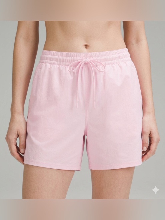 lululemon athletica Pants - lululemon athletica Light Pink Drawstring Casual Shorts. Size:4